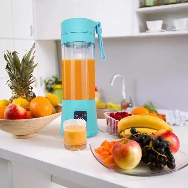 GADMODO- PORTABLE USB ELECTRIC JUICER - 6 BLADES (PROTEIN SHAKER) - Image 5